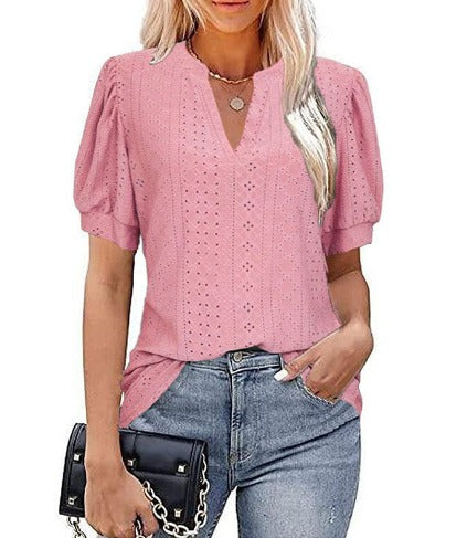 Lena | Elegant Ladies Blouse with Puffed Sleeves