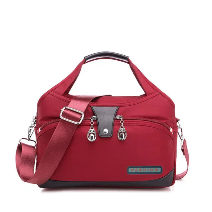 Gisela | Fashionable bag with compartments and zippers