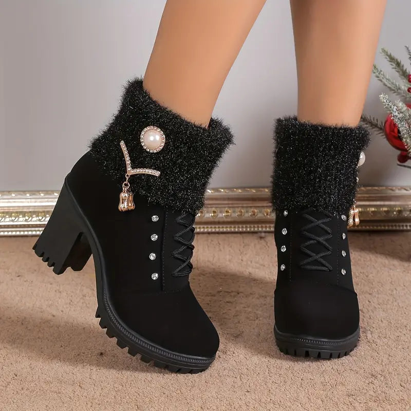Women's wedge-heeled boots - Ghislaine