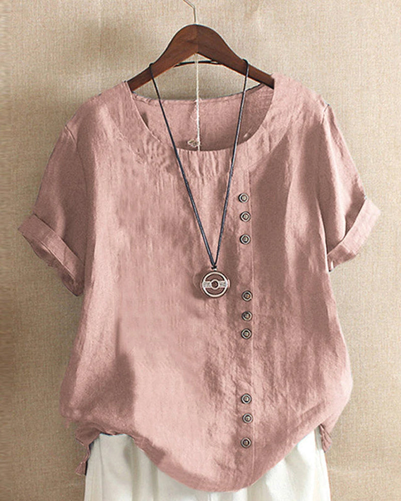 Ladies short sleeve blouse