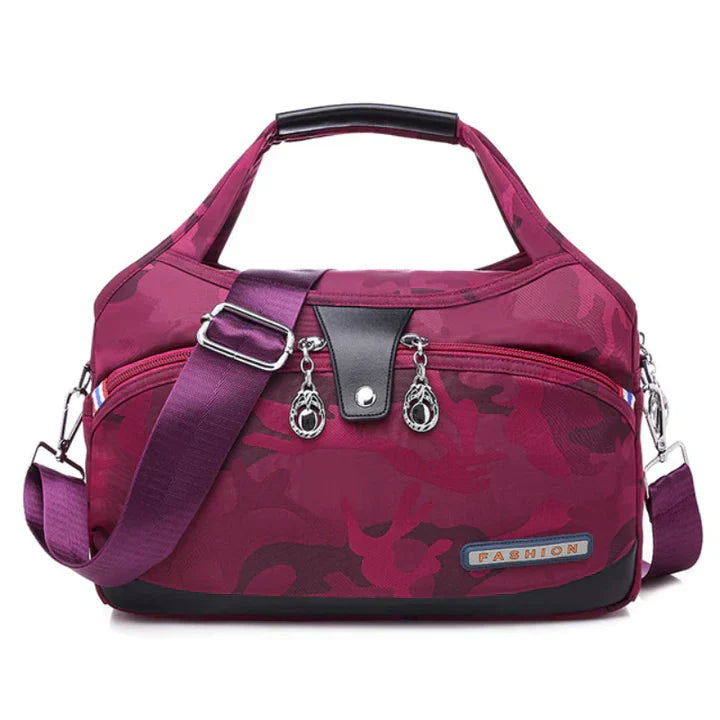 Gisela | Fashionable bag with compartments and zippers