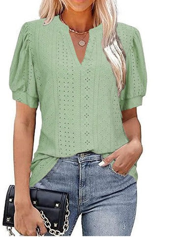 Lena | Elegant Ladies Blouse with Puffed Sleeves