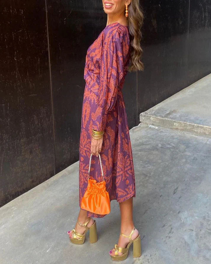 Cornelia - Printed vintage dress