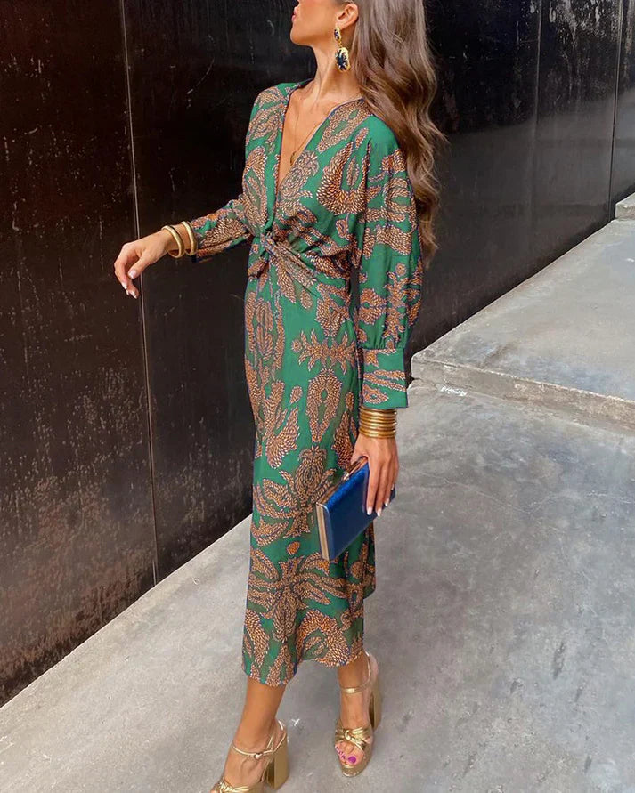 Cornelia - Printed vintage dress