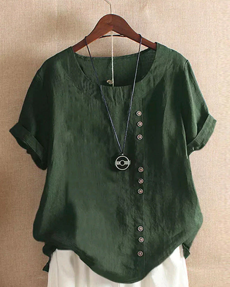 Ladies short sleeve blouse
