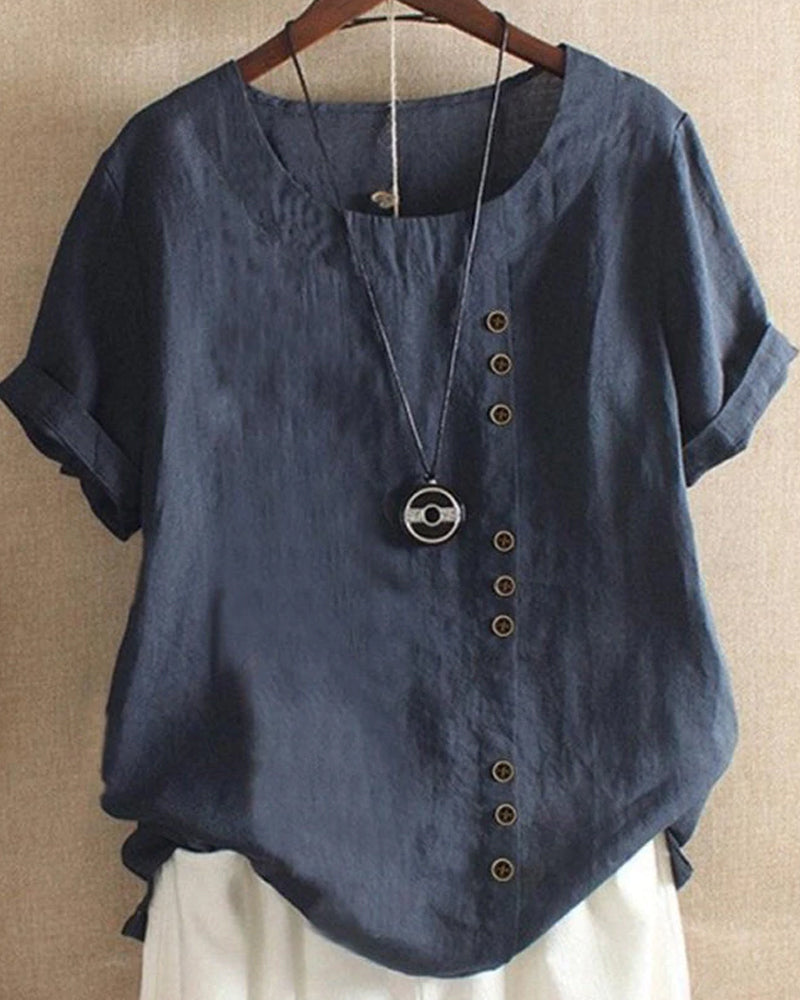 Ladies short sleeve blouse