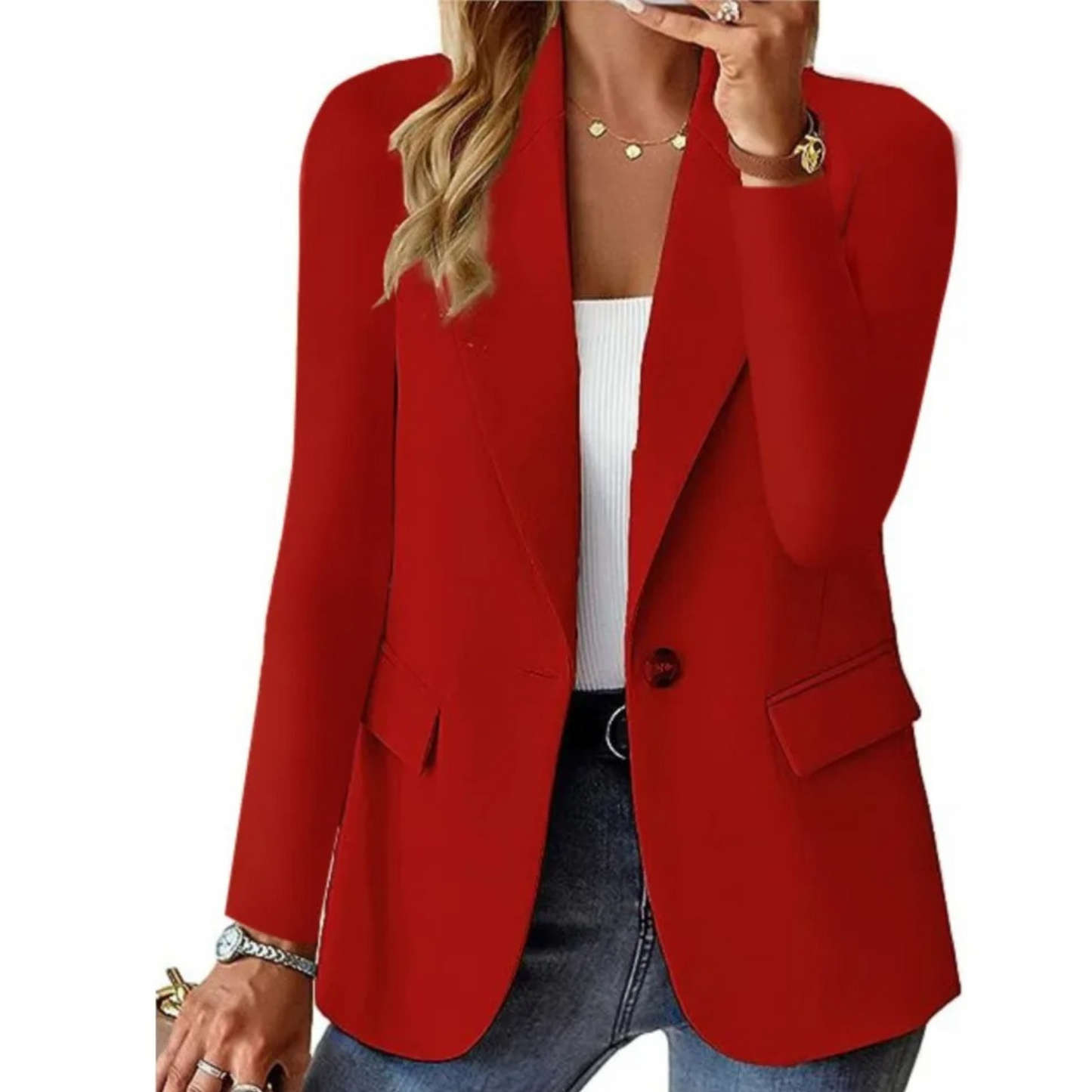 Nina | Casual long sleeve women's blazer