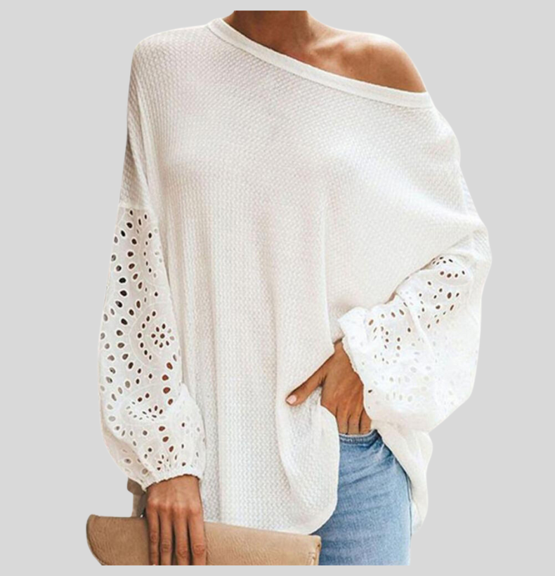 Off-the-shoulder blouse for women