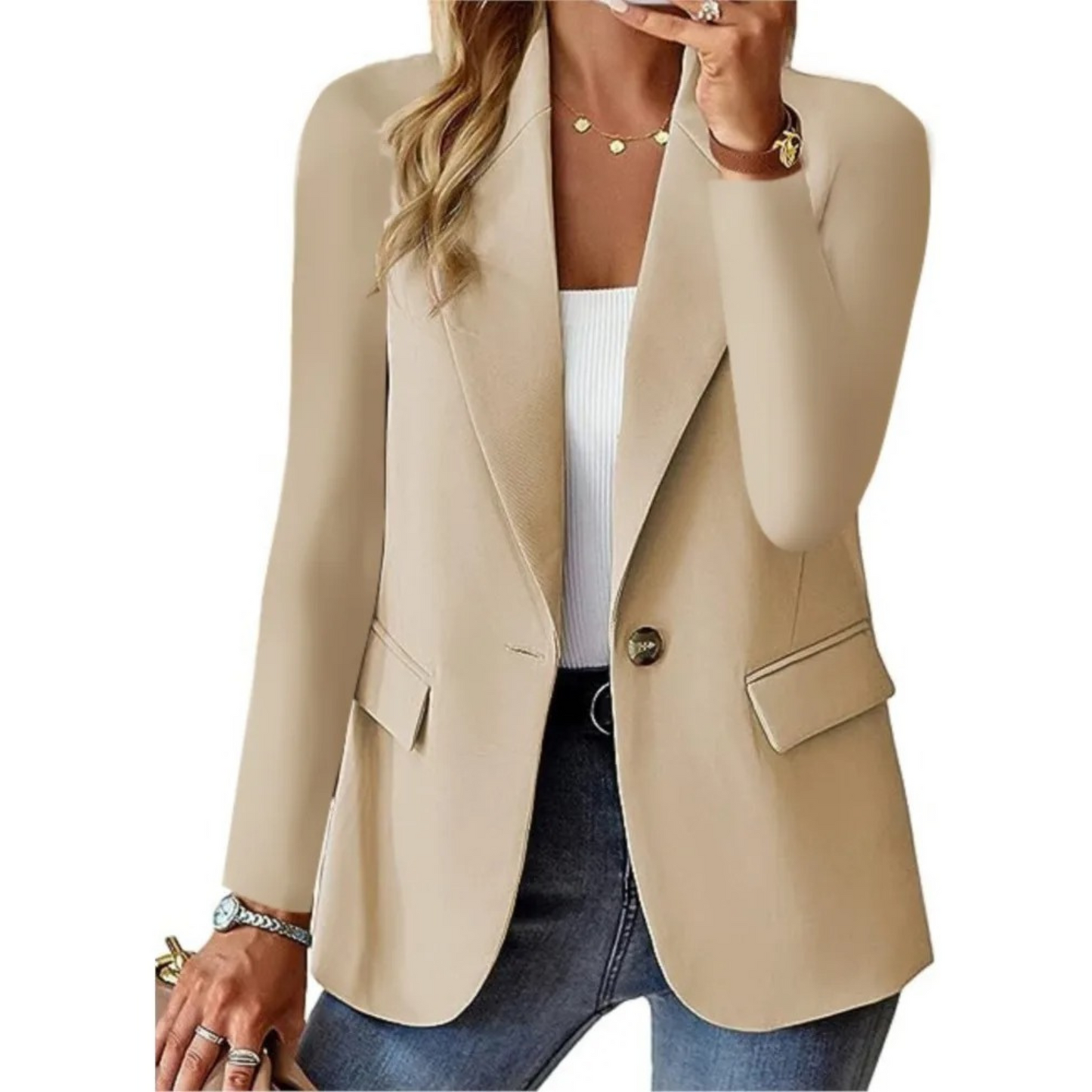 Nina | Casual long sleeve women's blazer