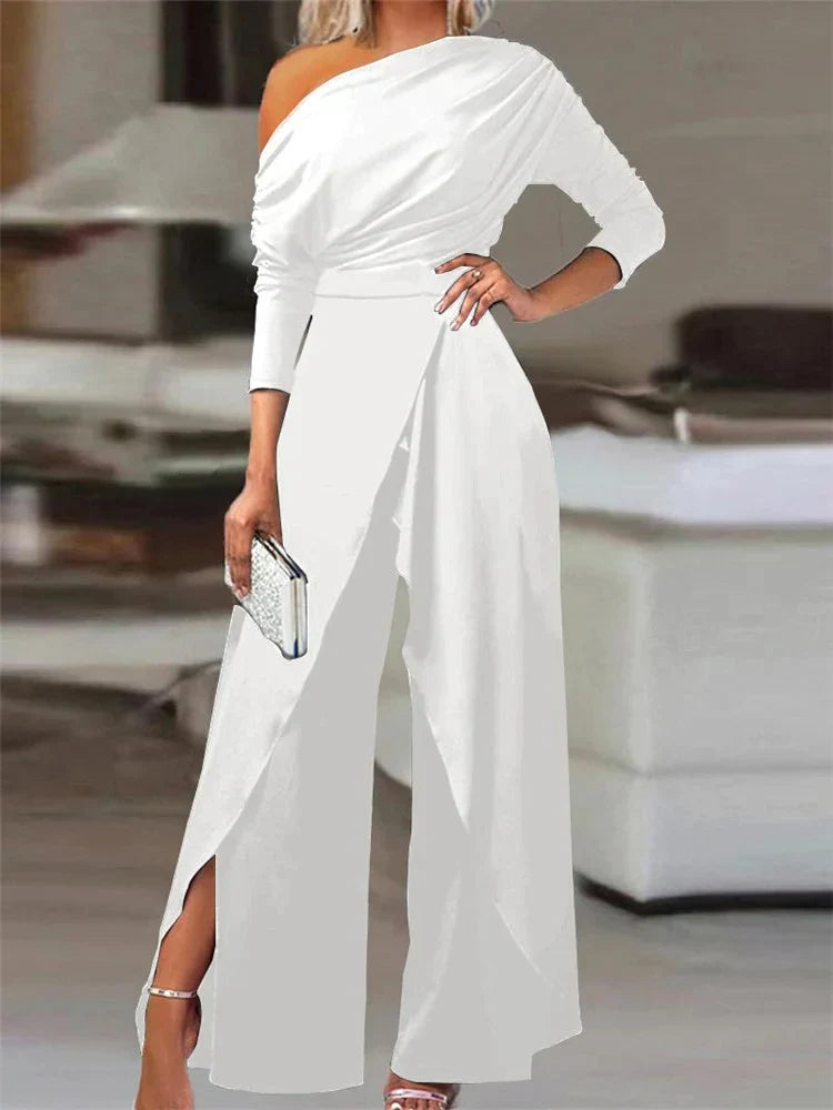 Luxe jumpsuit with long sleeves - Alvia