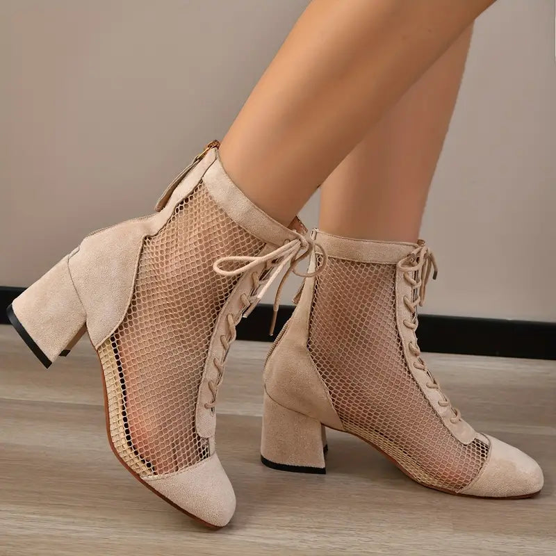 Women's thick-heeled boots - Aurelie