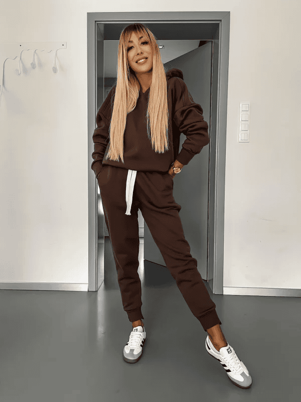 Emma | Hoodie Jacket and Pants Co-Ord Set for Winter Women's Clothing Collection