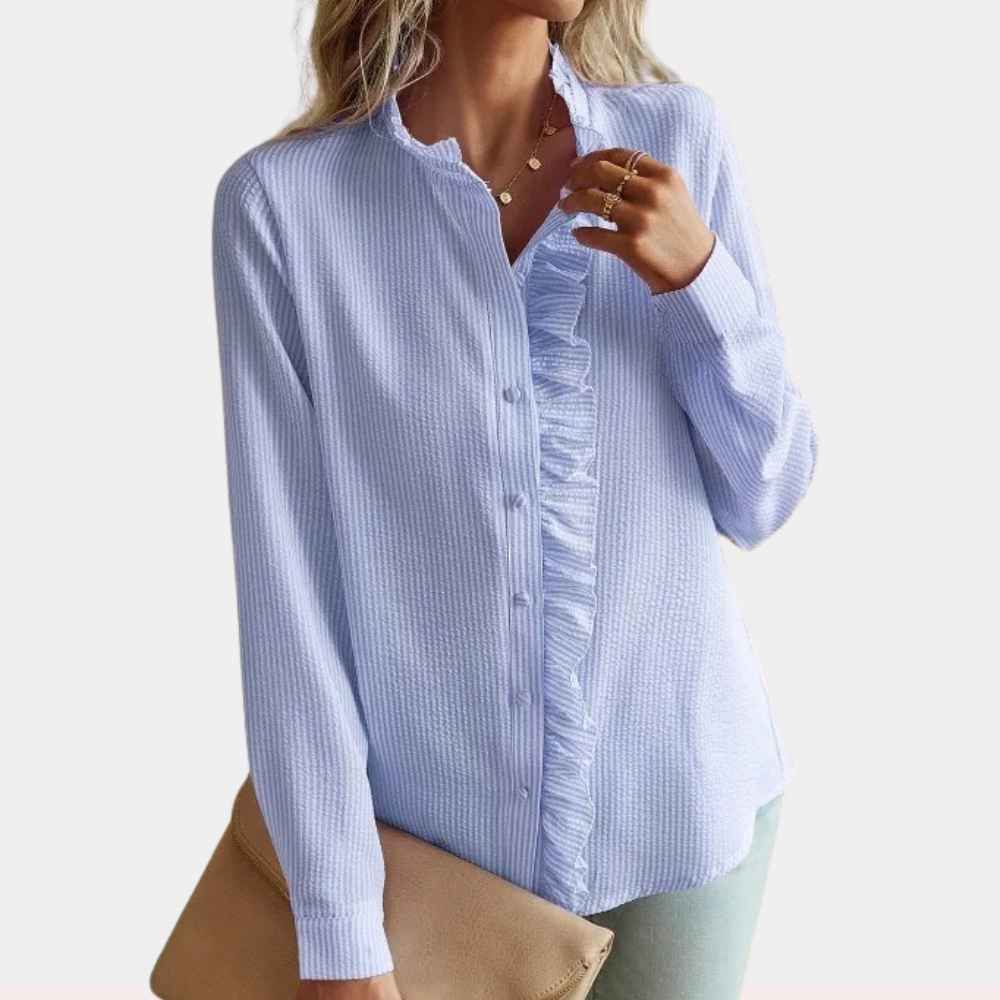 Alicia - Stylish and striped summer blouse