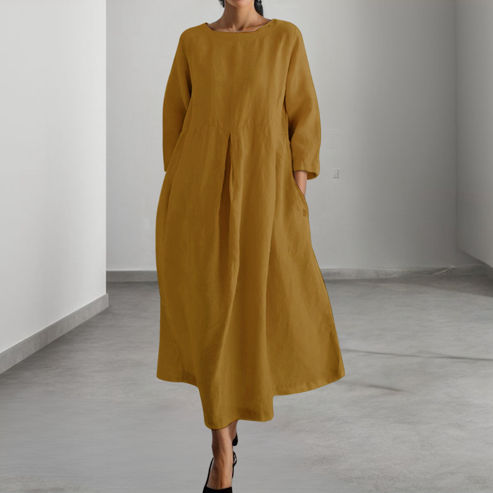 Comfortable loose-fitting women's dress