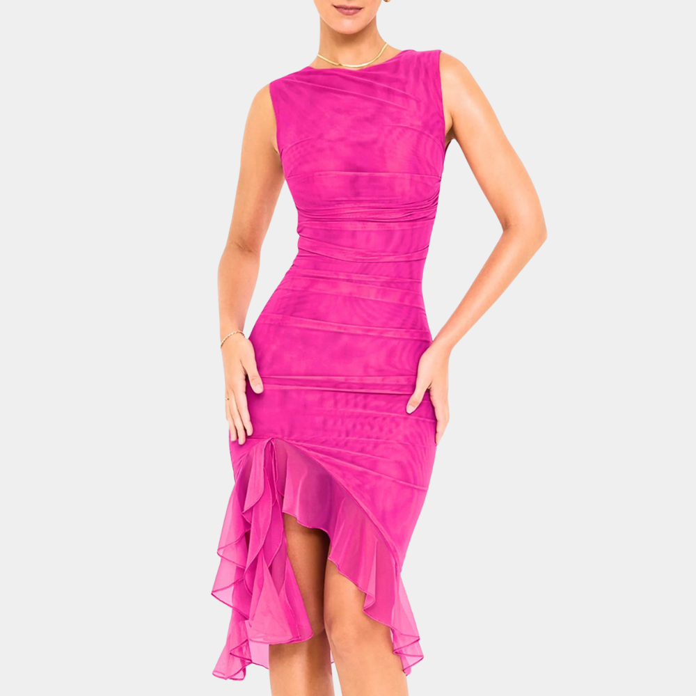 Jade - Ladies Enchanted Ruffles Party Dress