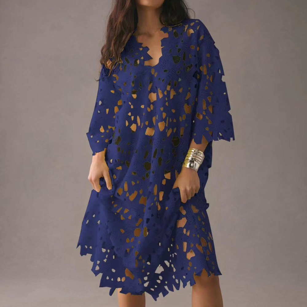 Acatl - Elegant hollowed-out women's dress