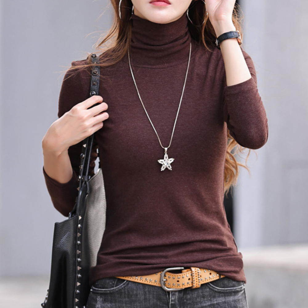 Zelia - Turtleneck sweater for stylish ladies