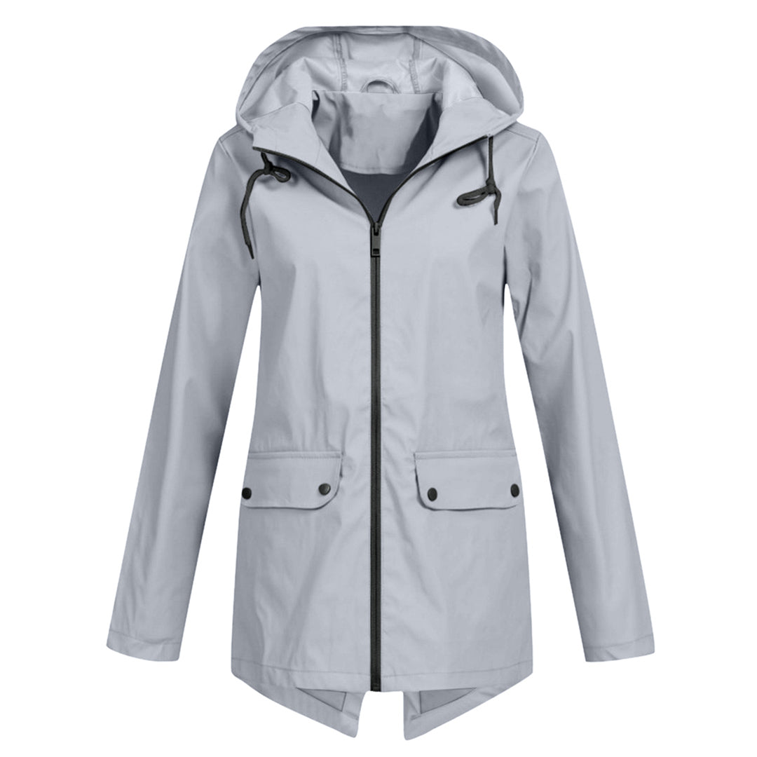 Long elegant rain jacket for women - Isa