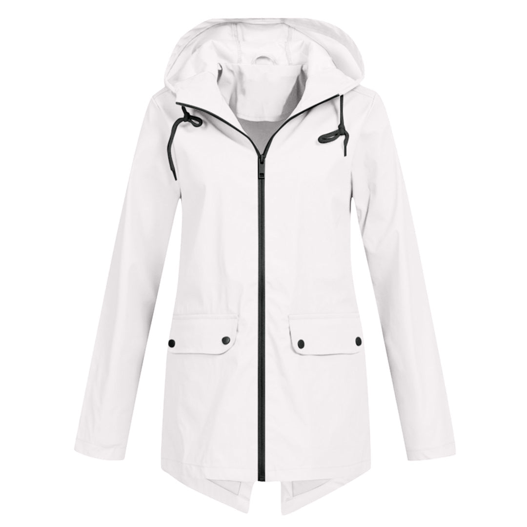 Long elegant rain jacket for women - Isa