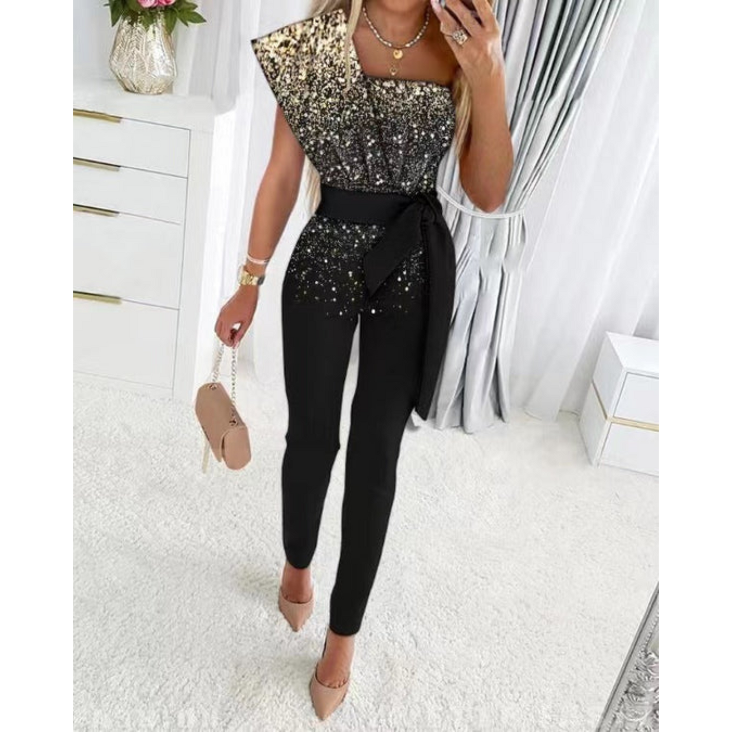 Lotte | Glitter jumpsuit for ladies
