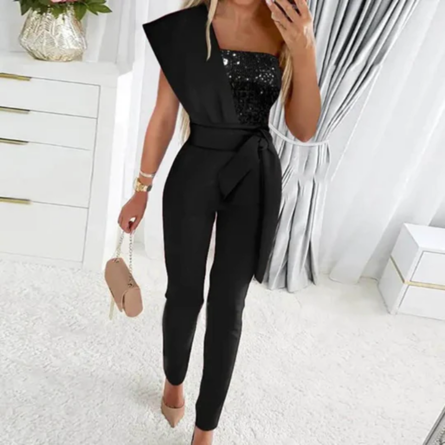 Lotte | Glitter jumpsuit for ladies