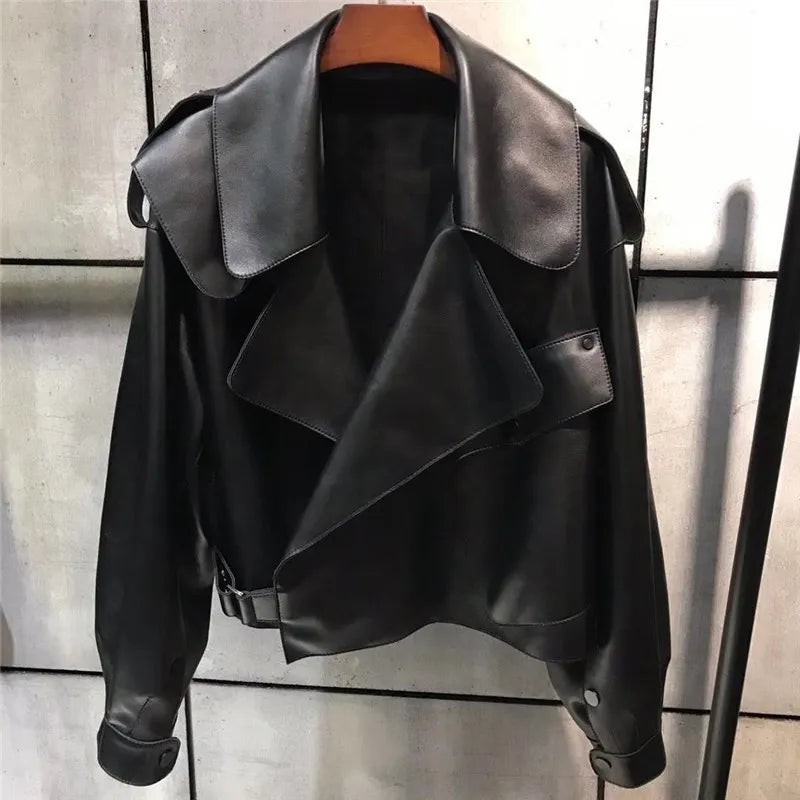 Stylish leather jacket for women - Evi