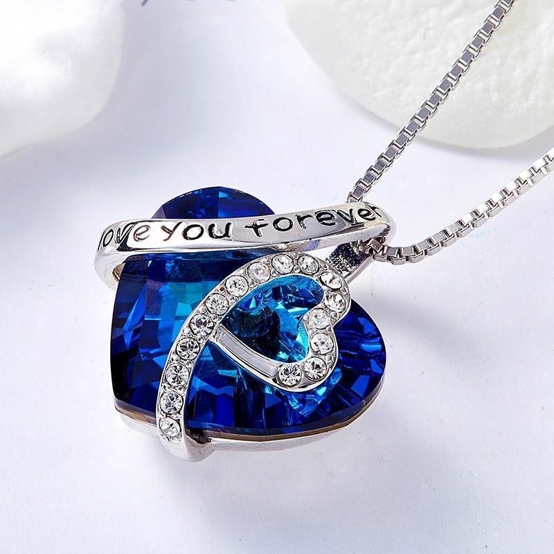 I Love You Forever | Crystal Necklace