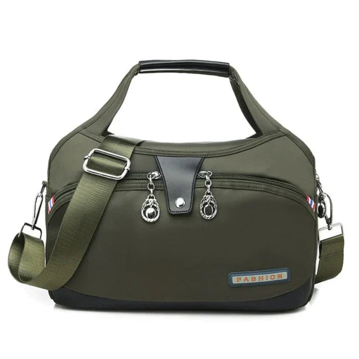 Gisela | Fashionable bag with compartments and zippers