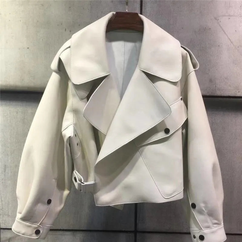 Stylish leather jacket for women - Evi