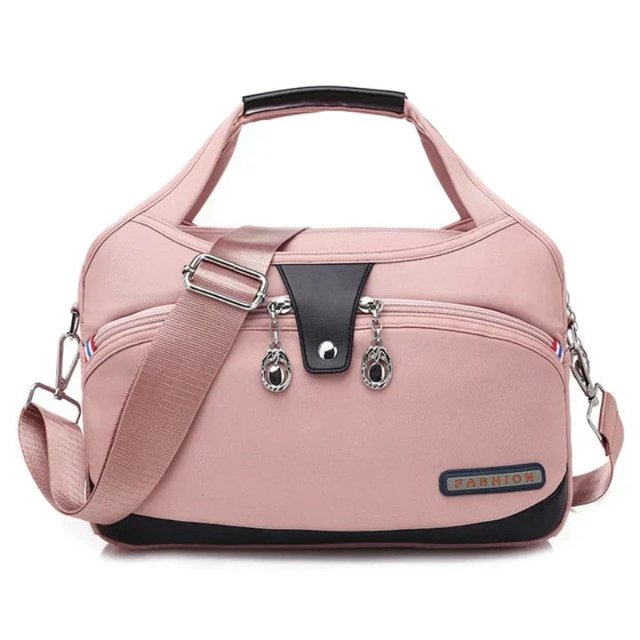 Gisela | Fashionable bag with compartments and zippers