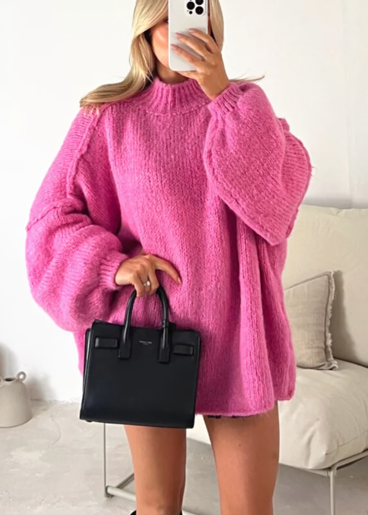Casual oversized cardigan - Ines