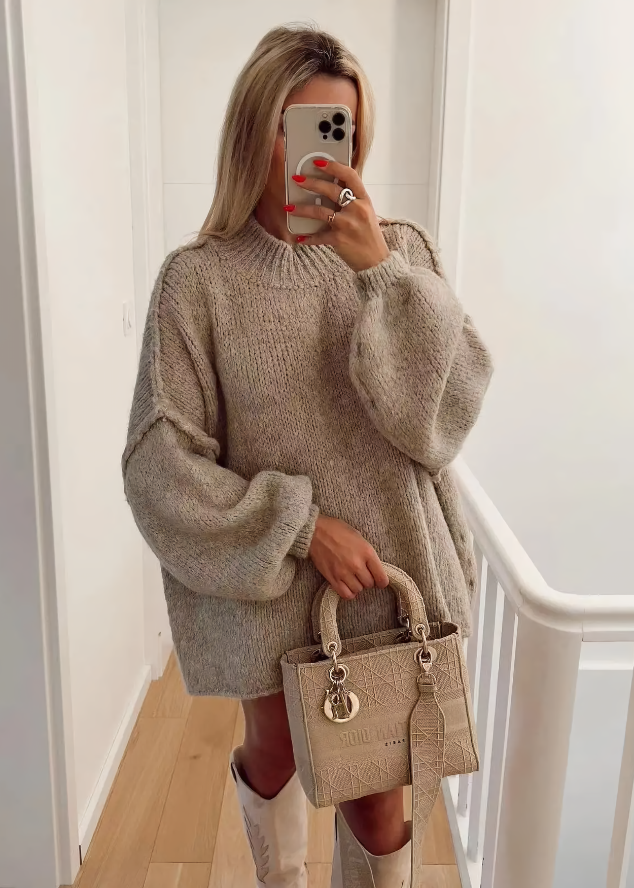 Casual oversized cardigan - Ines