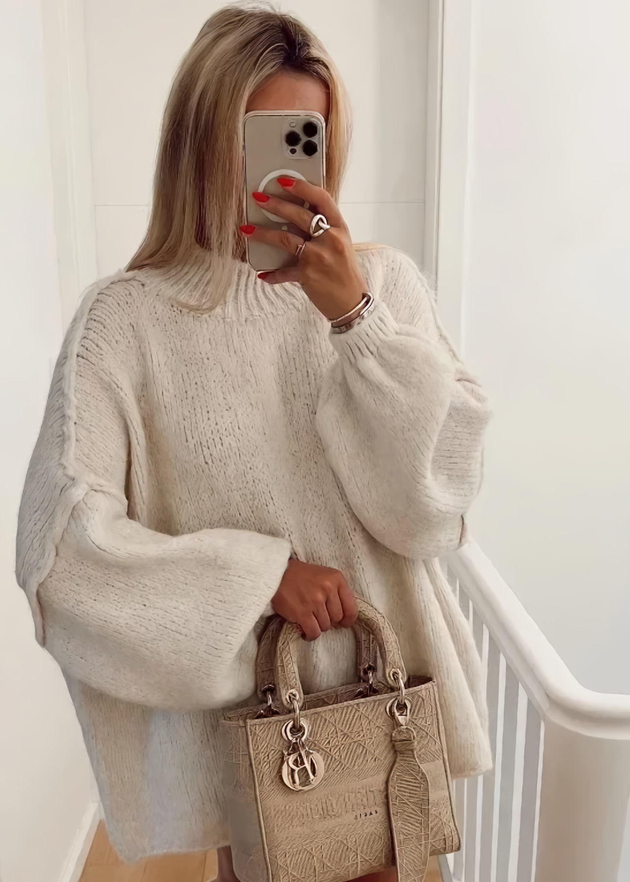Casual oversized cardigan - Ines