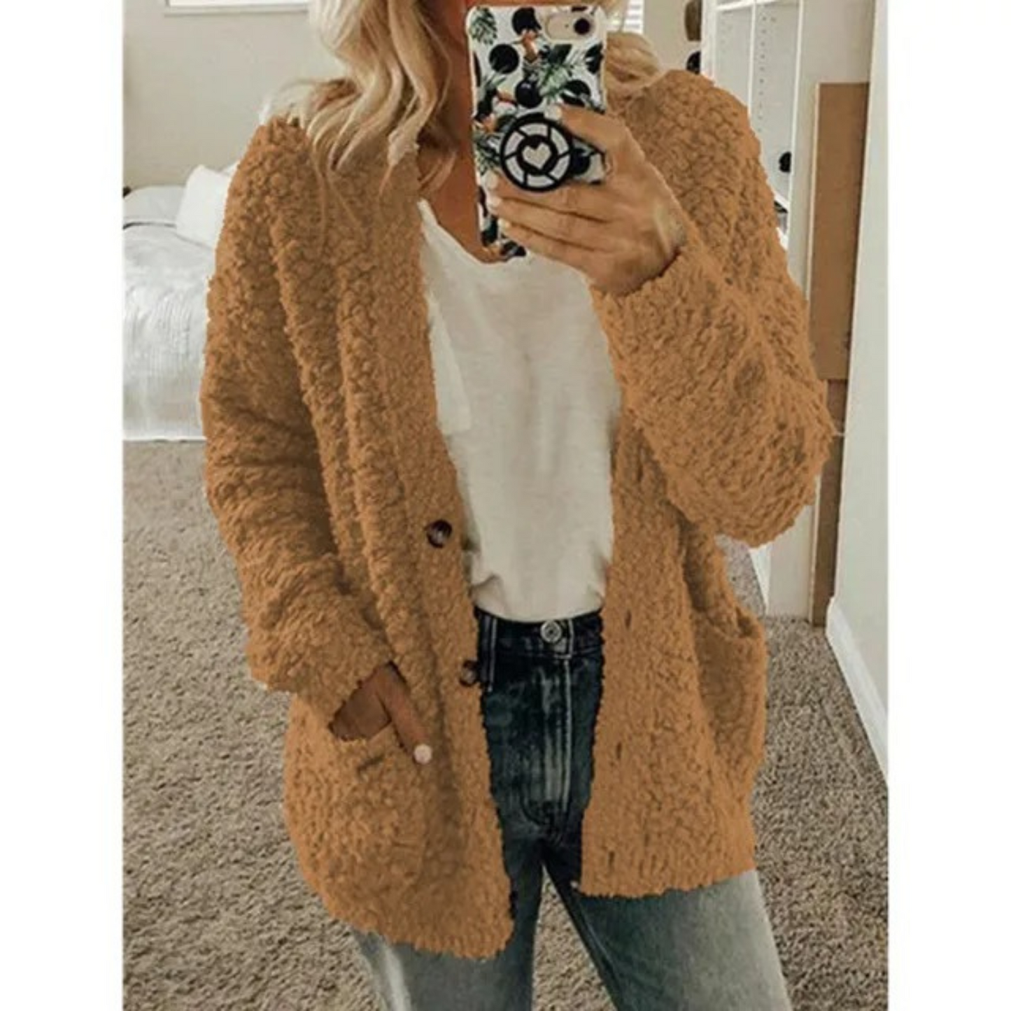 - Teddy jacket for women
