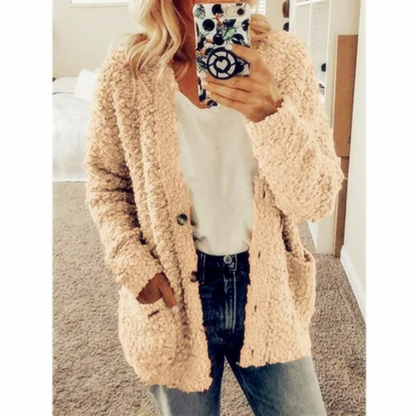 - Teddy jacket for women