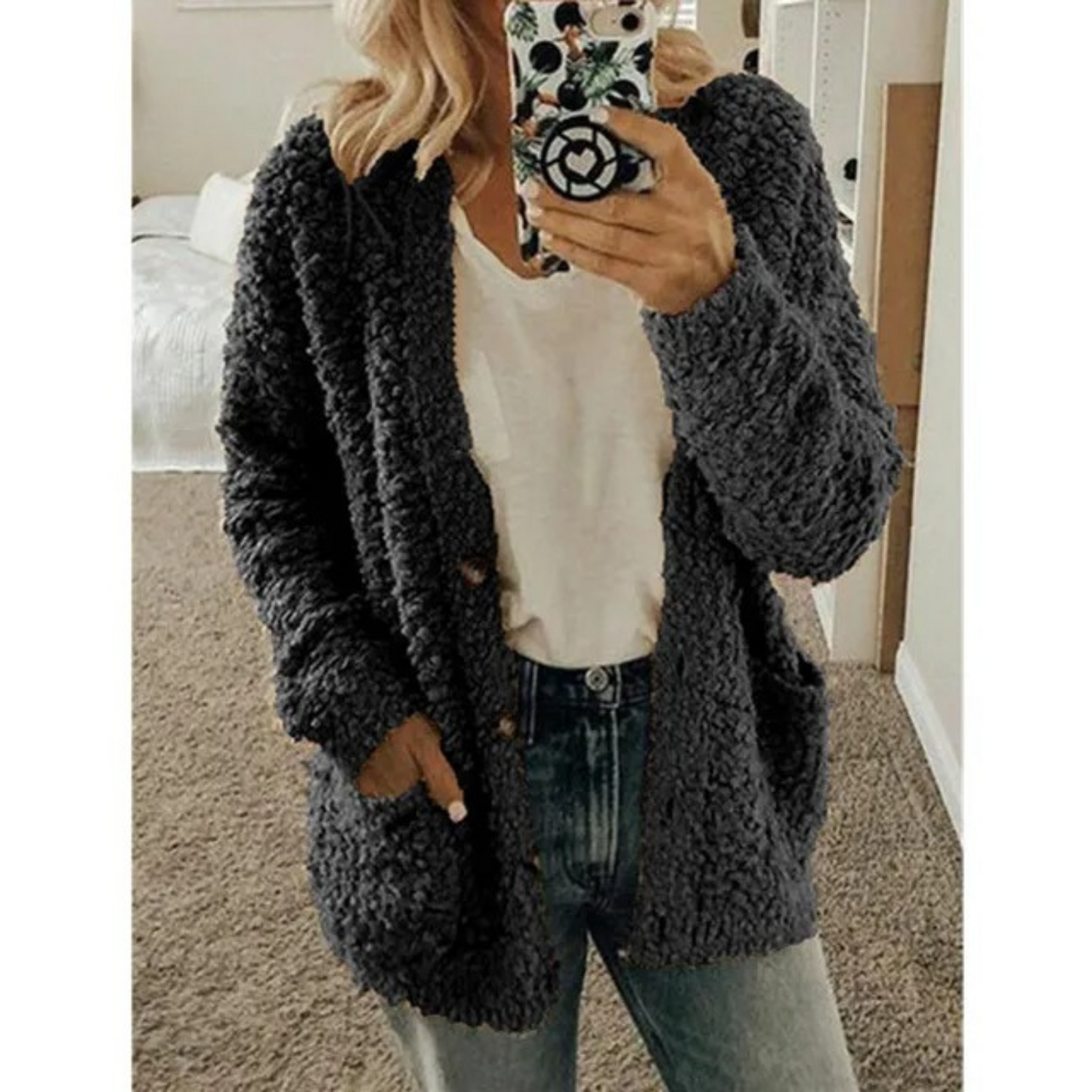 - Teddy jacket for women