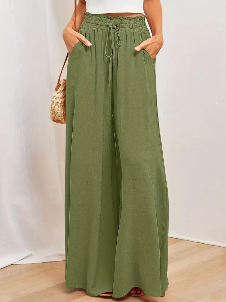Women's trousers with high waist