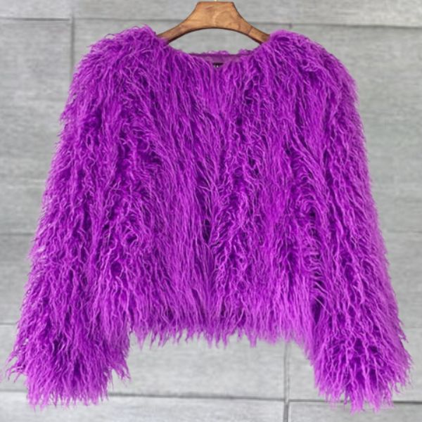 Stylish Fux fur coat for women - Martina