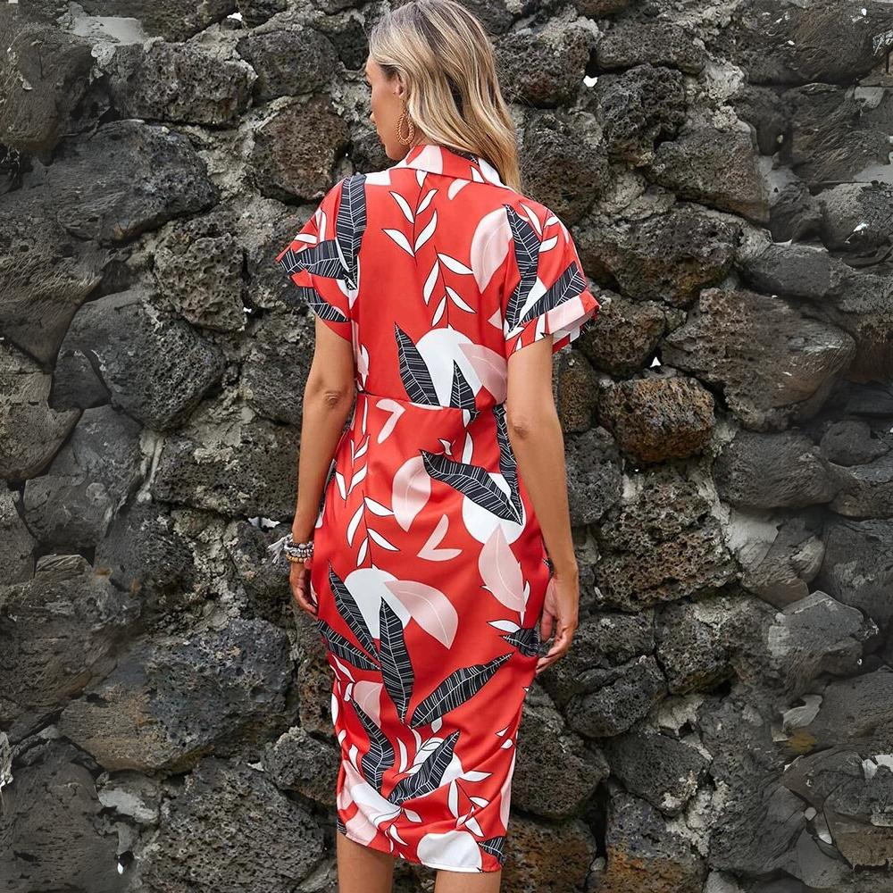 Mira - Chic Dress with Short Sleeves