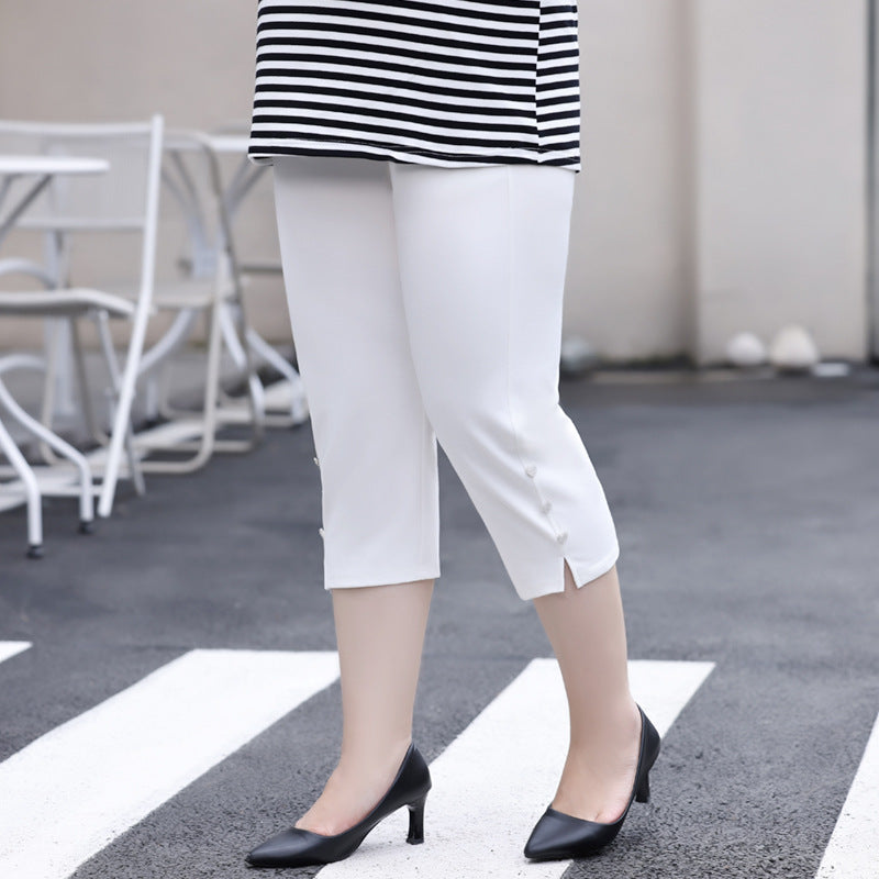 Ladies' fit slip-on pants