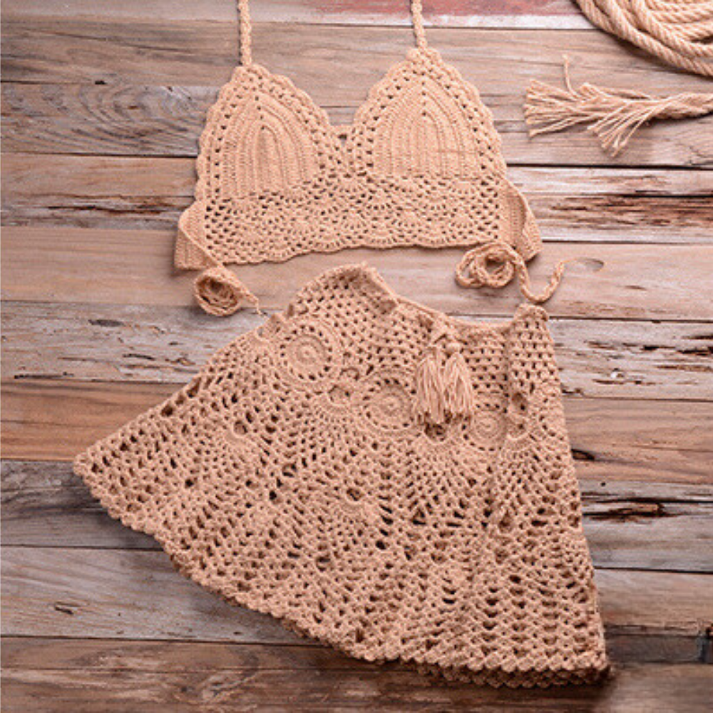Elodie - Stylish Crocheted Bikini Set for Women