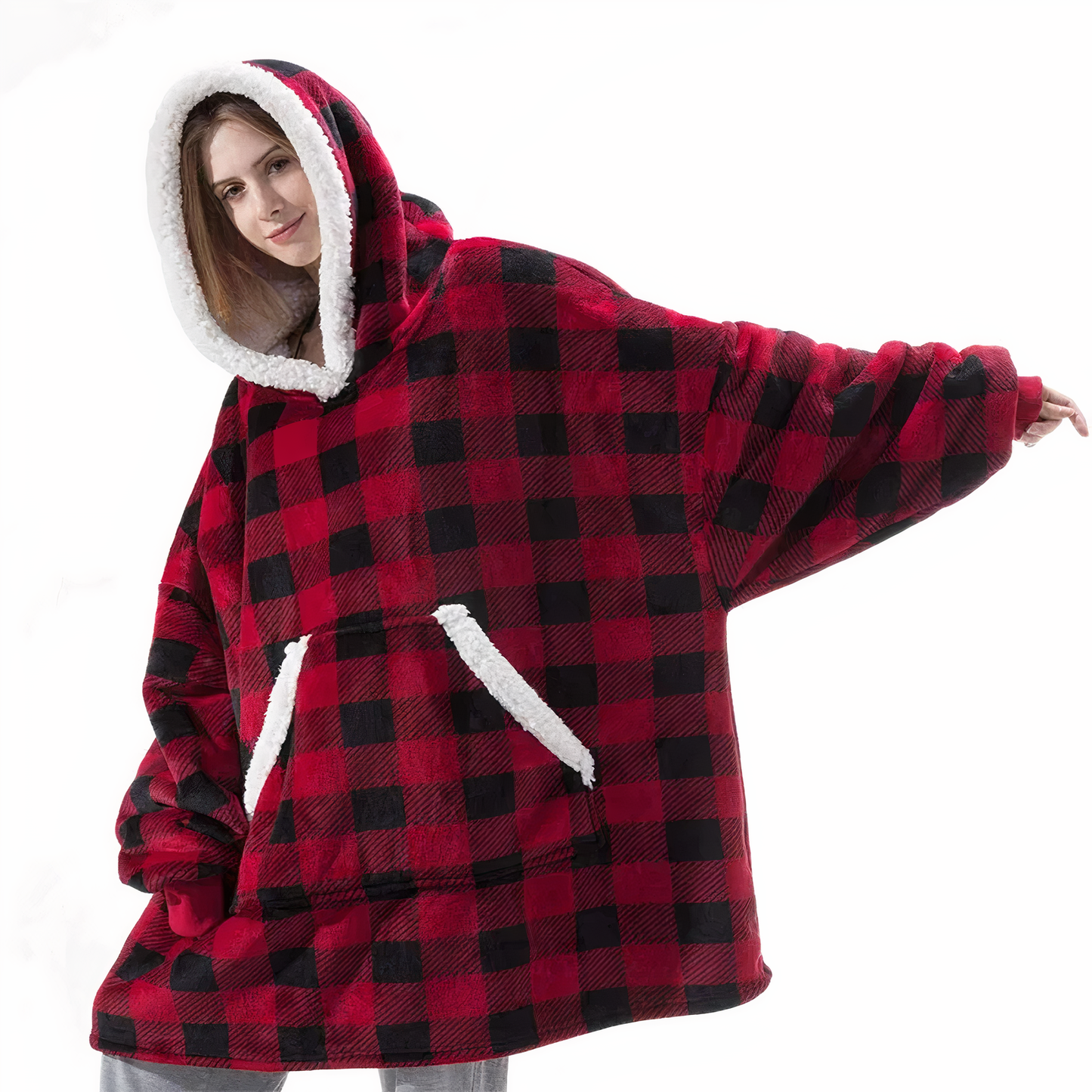 Cuddly blanket hoodie - Regina