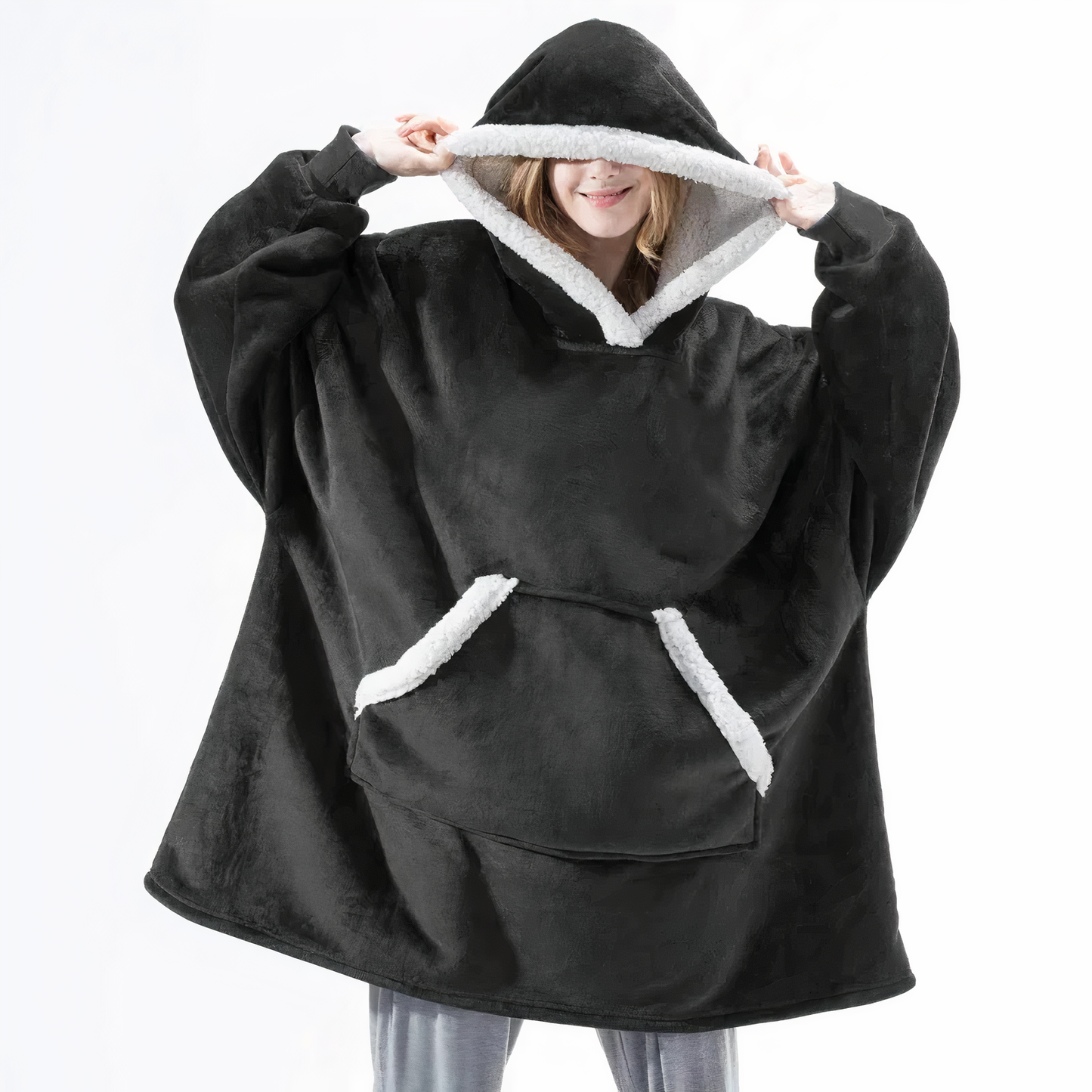 Cuddly blanket hoodie - Regina