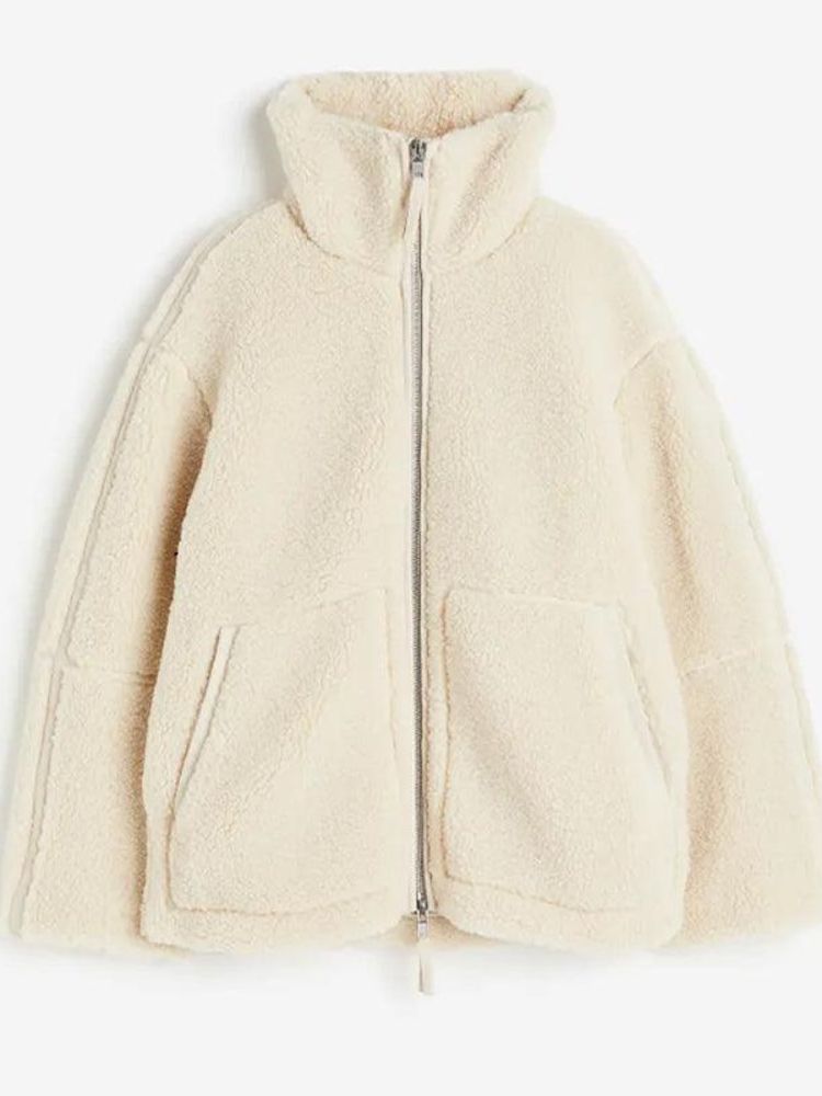 Women's plush fleece winter jacket - Rianne
