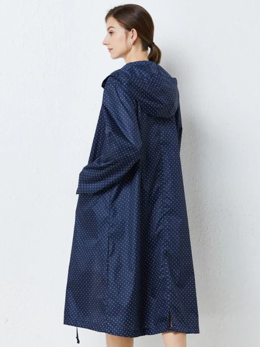 Stylish women's windbreaker raincoat - Rosalen