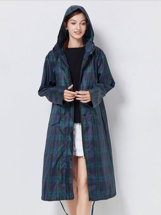 Stylish women's windbreaker raincoat - Rosalen