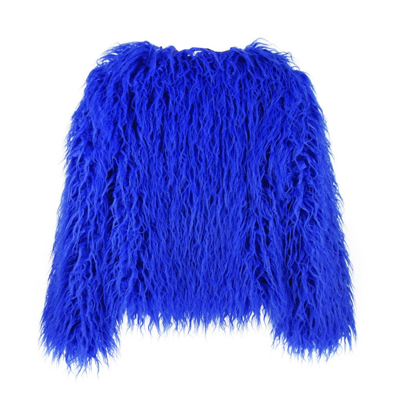 Stylish Fux fur coat for women - Martina