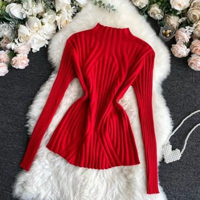 Dara- Half-high turtleneck sweater for women