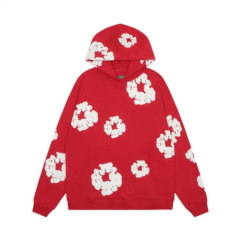 Stylish floral hoodie - Morie