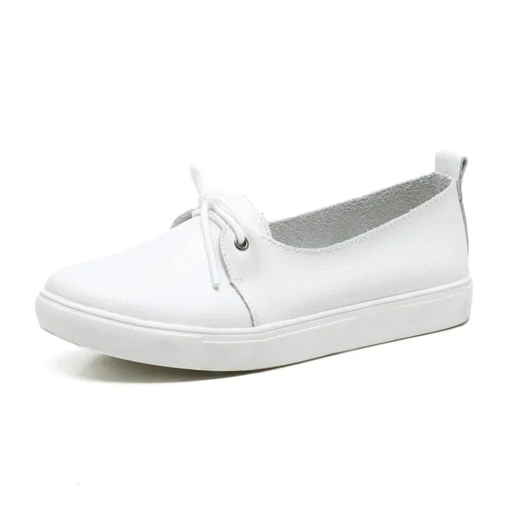 Women's Split Leather Flat Shoes